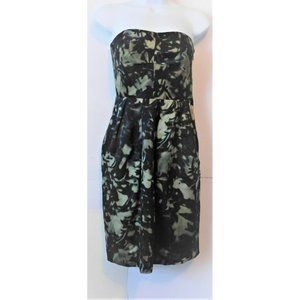 NWT Theory Dress Kendy Strapless Size 6 Silk $325.